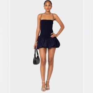 Edikted Black Mini Dress